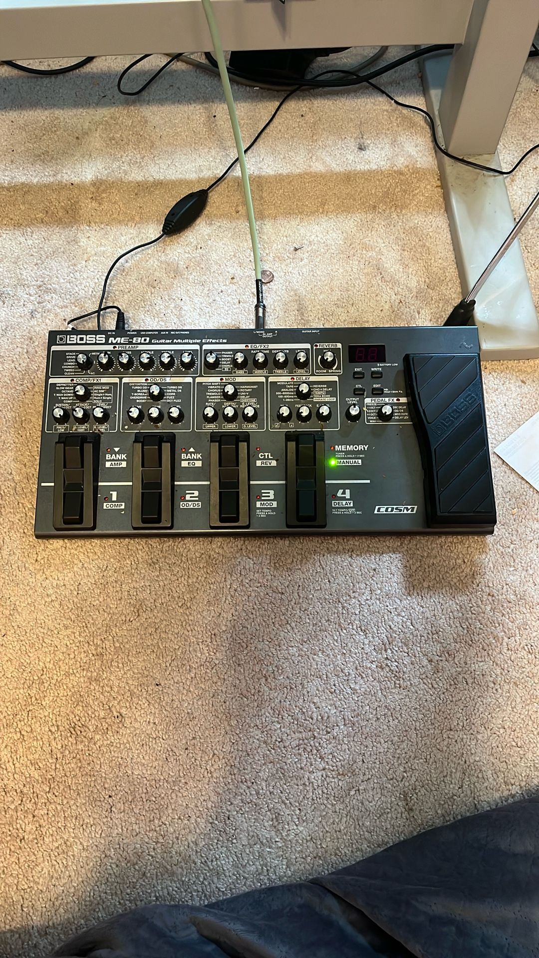 Boss ME-80 Guitar Effects Pedal