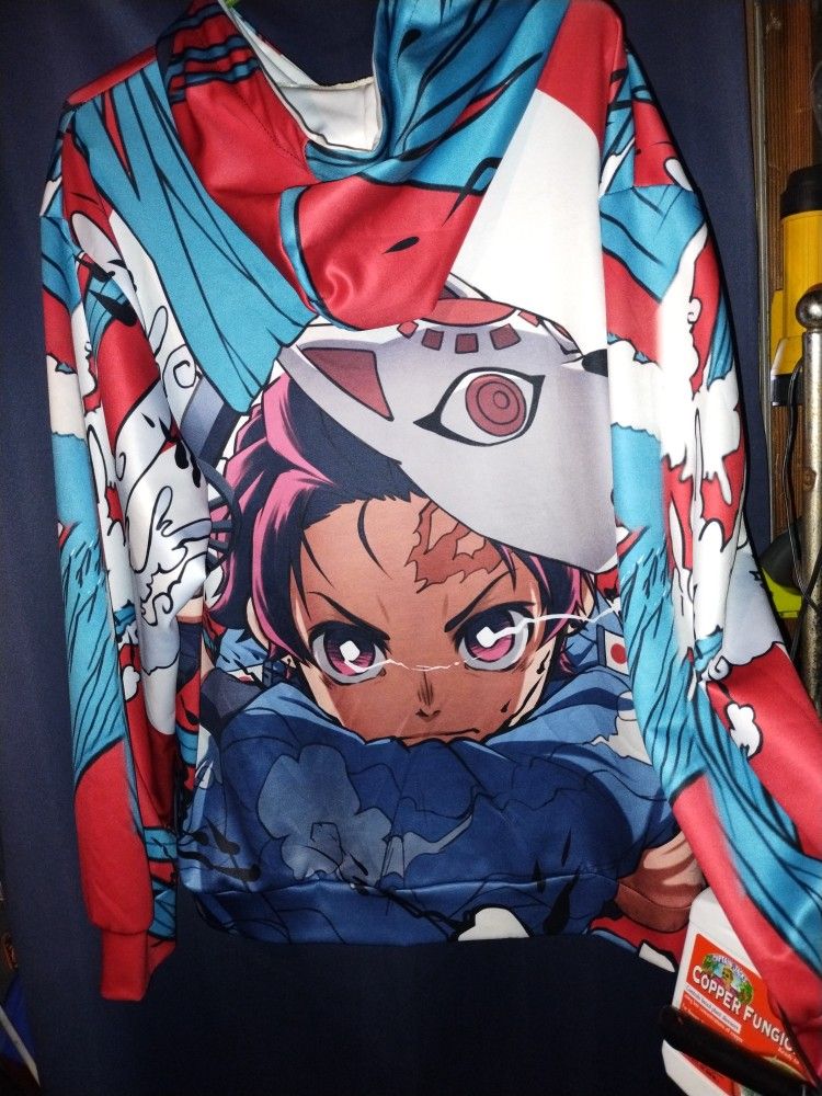 2023 New Spring Anime Demon Slayer Hoodie XL
