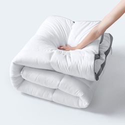 King Size Down Alternative and Shredded Memory Foam Mattress Topper