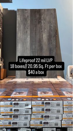Lifeproof Redfield Ridge Pine 22 MIL Waterproof LVP – 18 Boxes / 377 Sq Ft