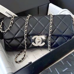 Authentic CHANEL Quilted Flip Shoulder bag 