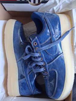 Nike air force 1 patent denim size 9 men