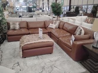 Leather Sectional