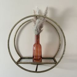 Unique Gold Circular Shelf 
