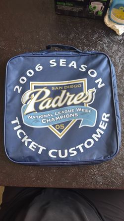 vintage San Diego Padres "2006 Season Ticket Customer" stadium seat cushion