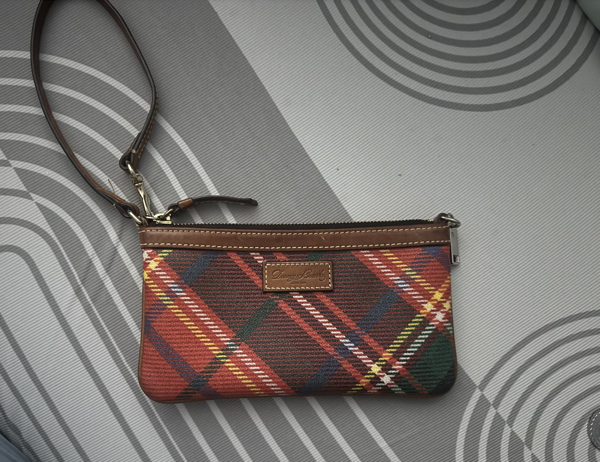 Dooney & Bourke Plaid Wristlet