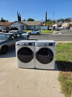 samsung washer&gas dryer (delivery available)