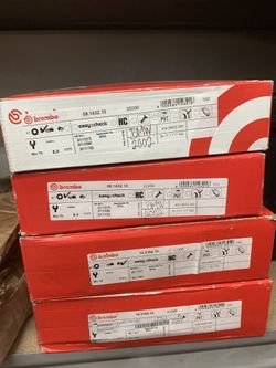 New Brembo Front and Rear brake rotors and drums for E10 BMW 2002