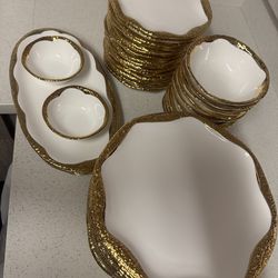 serving and tea set foe 12 for $250 or best offer
