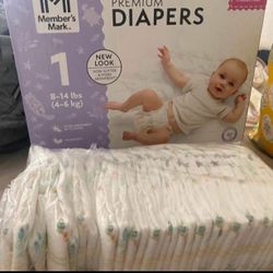 Size 1 Diapers 35 Left 
