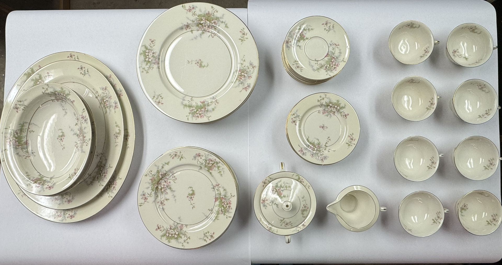 Vintage Theodore Haviland Apple Blossom Dinnerware