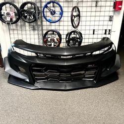 Front Bumper Kit 16-23 Chevrolet Camaro 1LE Style Unpainted Cover Conversion