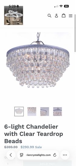 Brand new crystal chandelier