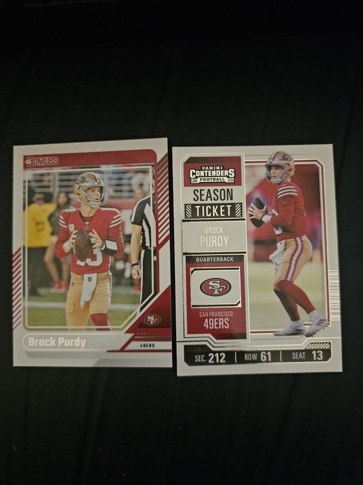 Rookie And Bonus Card Brock Purdy