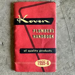 Vintage Plumber’s Handbook 