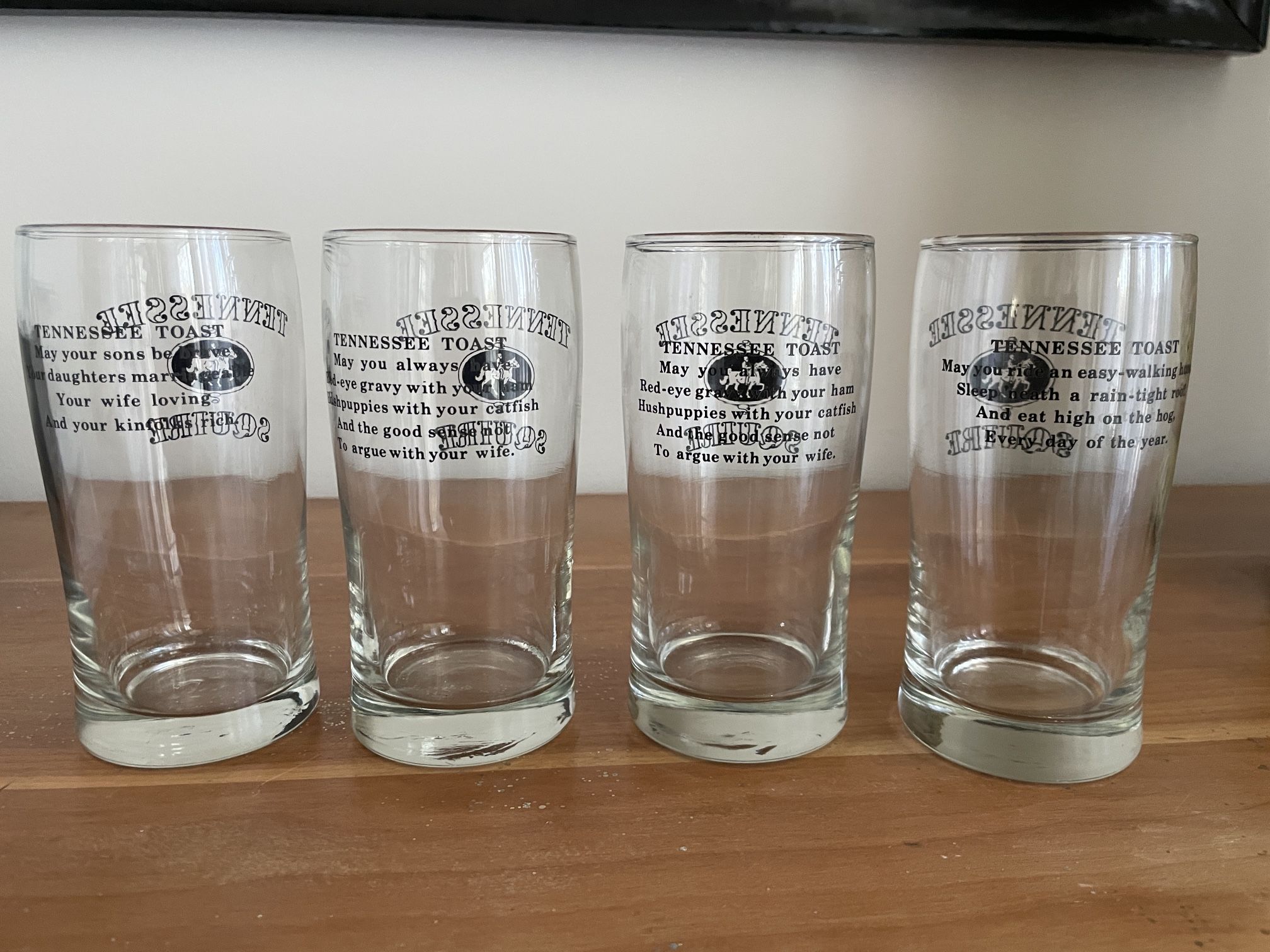 Jack Daniels whiskey glasses
