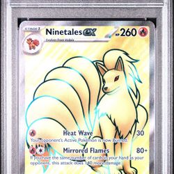 PSA 10 Pokemon Ninetails Full Art 151