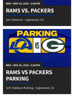 PARKING RAMS vs PACKERS