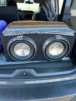 2 10” T1 Power Rockford Fosgates, 1000 watt Power Amp
