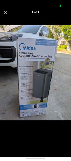Midea 8k Portable AC - 115 with all accessories