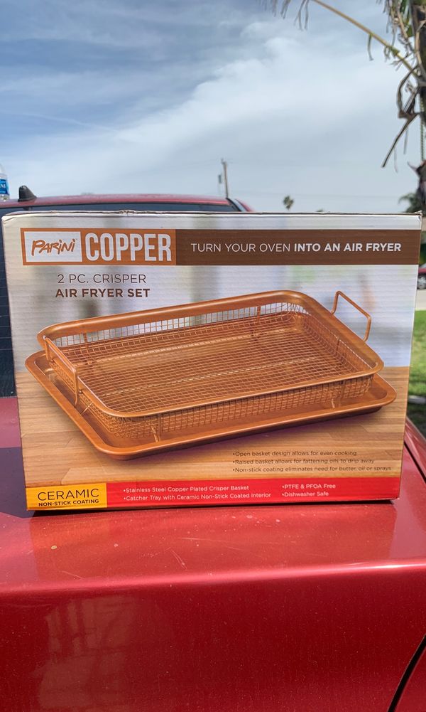 Parini Copper 2-pc Crisper Air Fryer Set for Sale in Chino