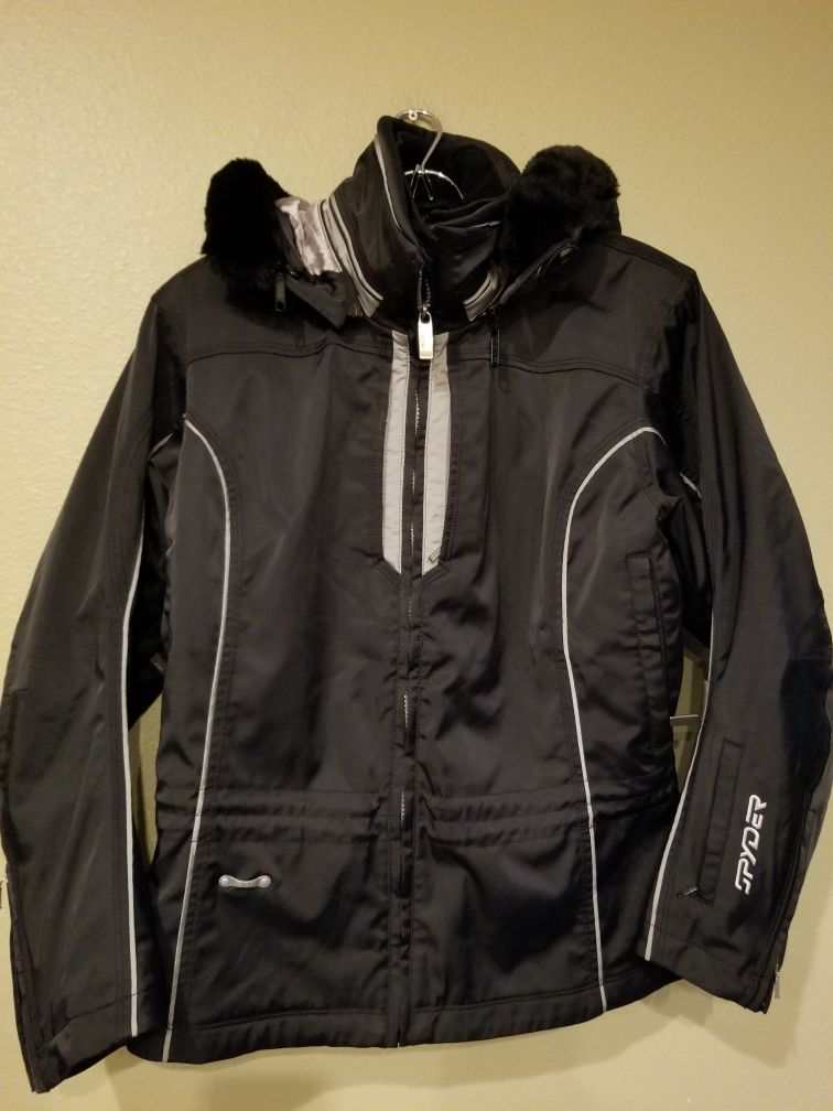 Ladies Size 10 Spyder Motorcycle jacket used 3x