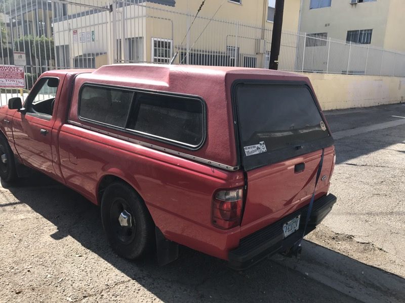 BacPac camper shell for long bed ford ranger