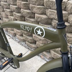 KILROY NIRVE ARMY STYLE 26” WHEELS ALL ORIGINAL COLLECTORS ITEM READY TO RIDE