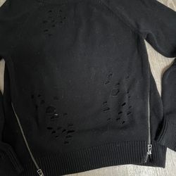 Express Ladies Black Sweater With Holes for Sale in New City NY