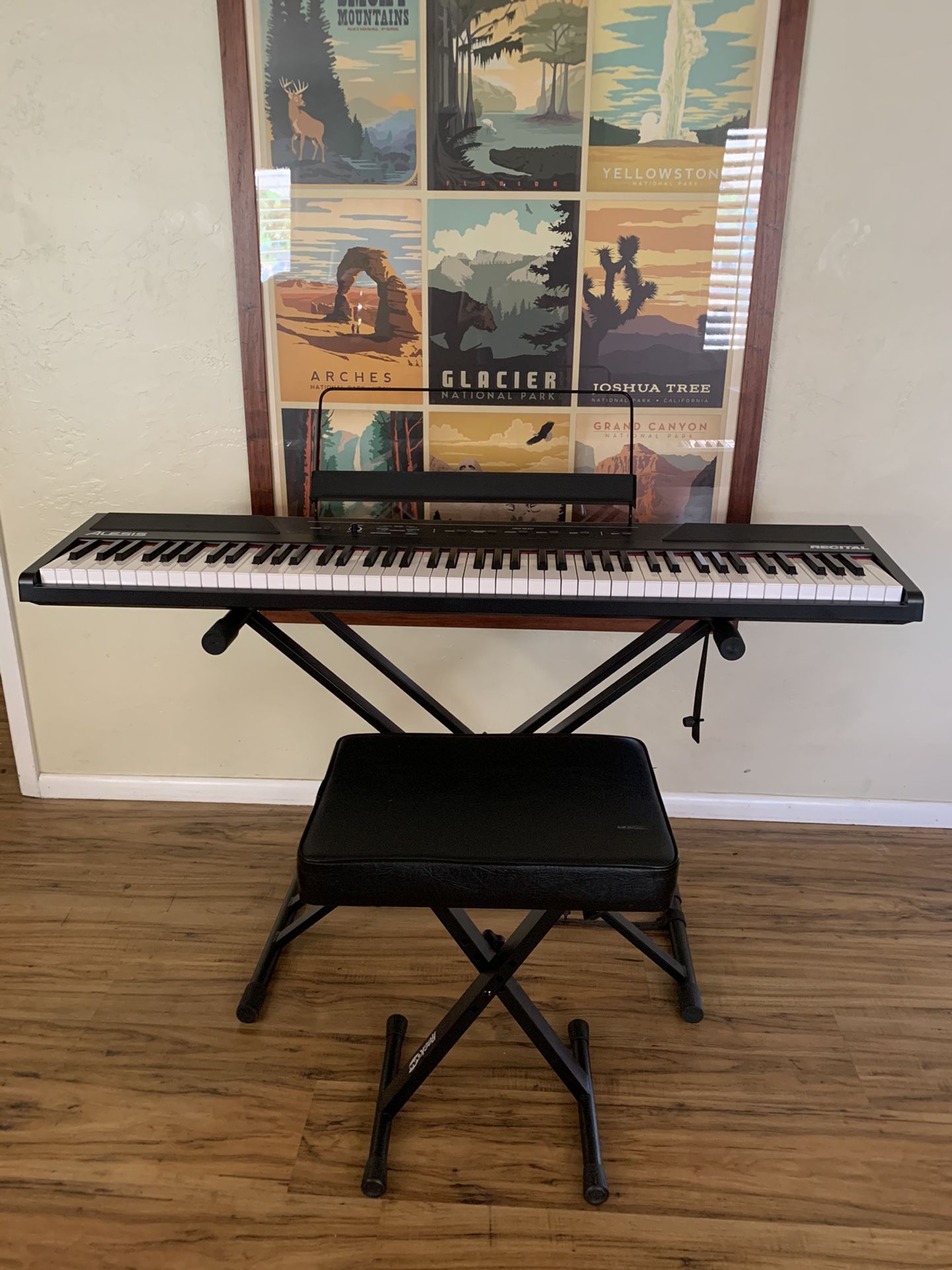 Alesia Recital Keyboard with stand and bench