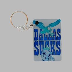 Philadelphia Eagles Keychain,  Dallas Sucks 