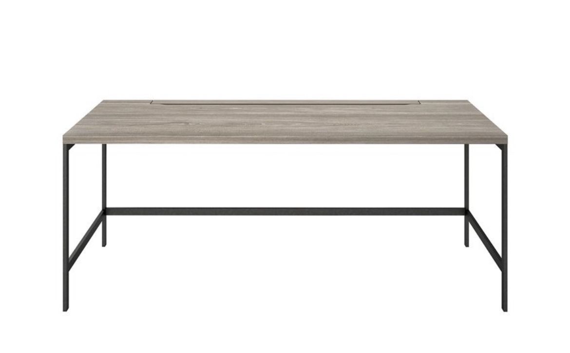 Ameriwood Parkside Computer Desk in Light Brown Oak