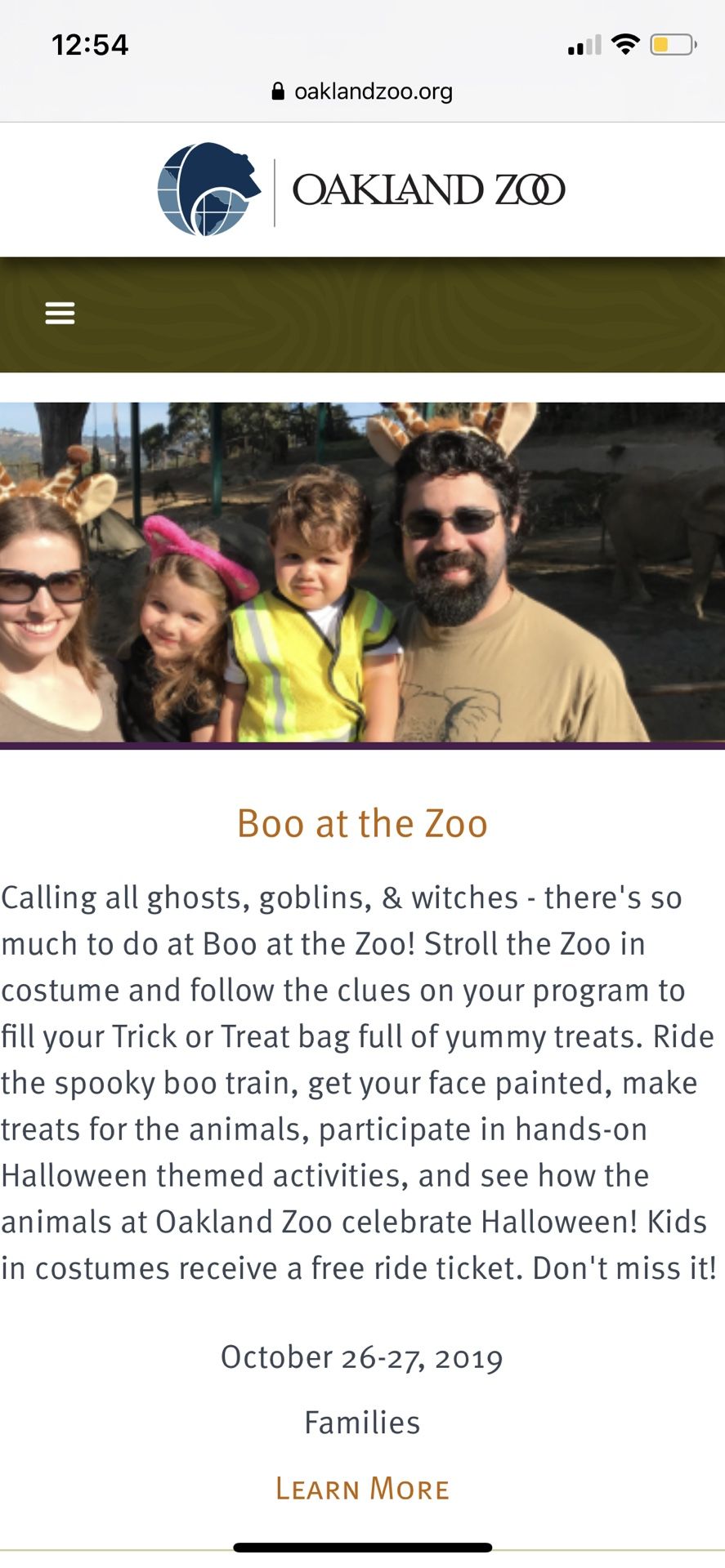 Tickets Boo at Zoo