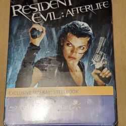 bluray resident evil afterlife blu ray steelbook brand new