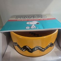 NEW Peanuts Pet Bowl