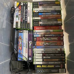 Bin Of Video Games Pc, Xbox 43 Games Total