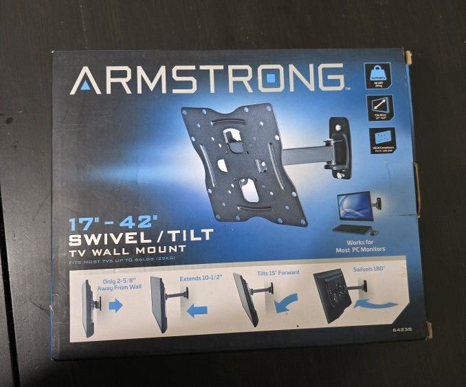 TV WALL SWIVEL STAND 17-42 INCHES