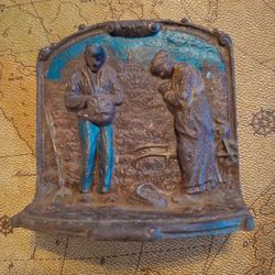 Vintage Cast Iron Bookend Or Door Stop