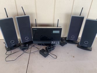 iSYMPHONY w2C audio system with wireless speakers