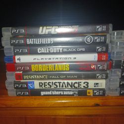 Ps3  With A Variety Of  Ps3 Games 