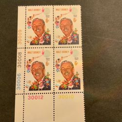 Walt Disney 6 cents Stamps 