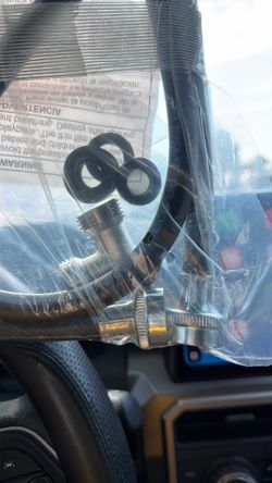 Dryer steam connection hose