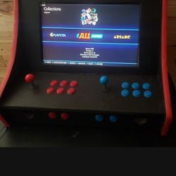 BAR TOP ARCADE MACHINE OVER 9,000 GAMES WITH SEGA,  NINTENDO,  ATARI & MORE