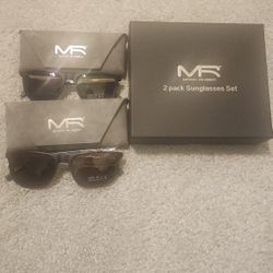 Mack Russo Men's 2 Pack Sunglasses Set