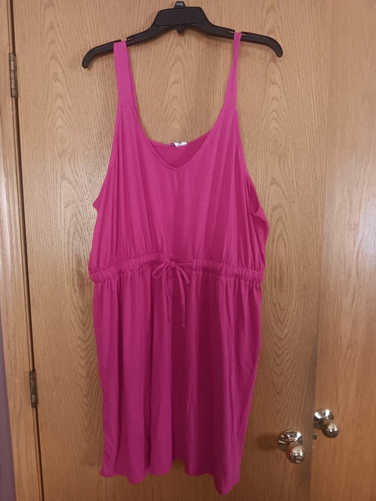 Women's Plus Size XXL. West Loop Pink Sundress