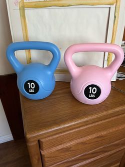 (2) Kettle bell weights never used