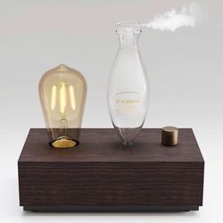 Joosing London Glass Essential Oil Diffuser With Natural Wood base