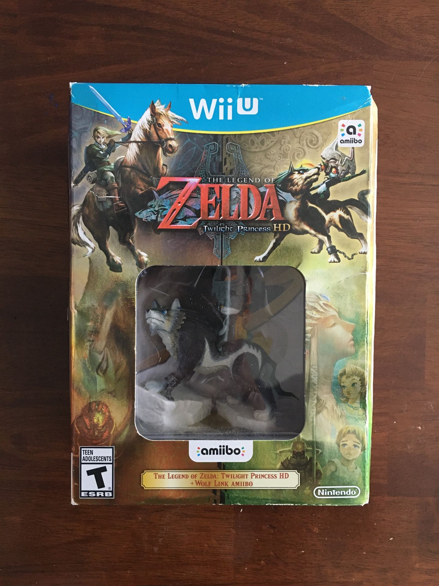 Zelda Twiglight Princess HD + Amiibo Wolf Link