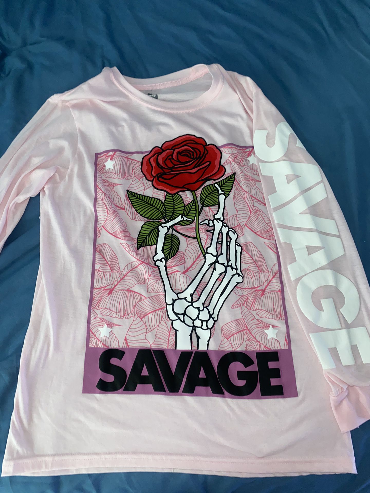 Savage Pink Long Sleeve Shirt 