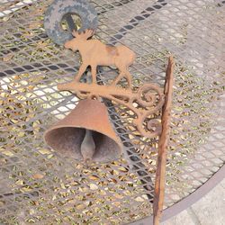 Vintage iron moose bell